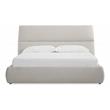 Mobital Lunar Modern Polyester Blend Fabric Queen Storage Bed in Gray Tweed