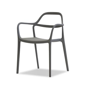 Mobital Chewie Arm Chair Grey Set Of 4