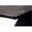 Mobital The W Dining Table Carrera Ceramic on Glass- Black  Frame