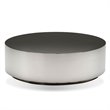 Mobital Sphere Modern Stainless Steel Coffee Table Polished in Black