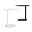 Mobital Perch Modern Powder Coated Steel Top and Frame End Table in Matte Black