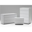 Mobital Savvy 3 Drawer Extension Dresser in White