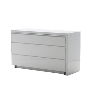 Mobital Savvy 3 Drawer Extension Dresser in White