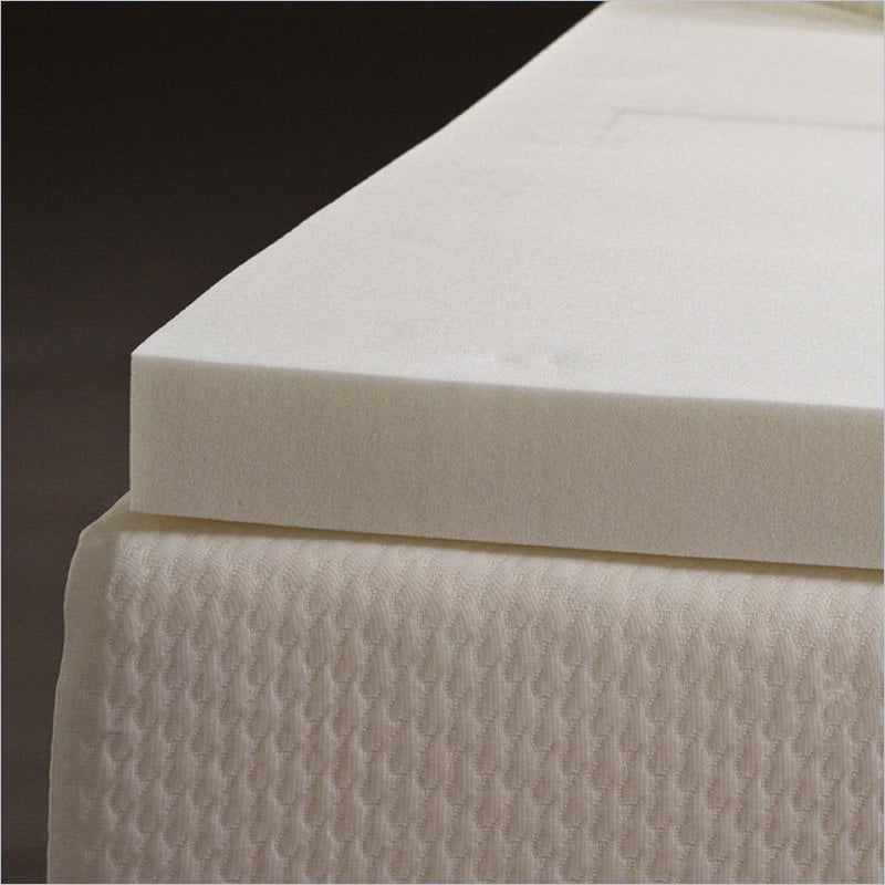 Comfort Magic 3 Memory Foam w/Contour Pillows Mattress Topper  