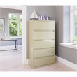 Hirsh 36-in Wide HL8000 Series Metal 5 Drawer Lateral File Cabinet Putty/Beige