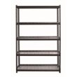 Iron Horse 2300 Riveted Wire Deck Metal Shelving 5-Shelf 18Dx48Wx72H Black