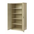Hirsh Welded Metal Storage Cabinet with 4 Adjustable Shelves in Putty/Beige
