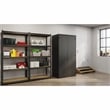 Hirsh Welded Metal Storage Cabinet with 4 Adjustable Shelves in Black