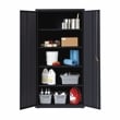 Hirsh Welded Metal Storage Cabinet with 4 Adjustable Shelves in Black