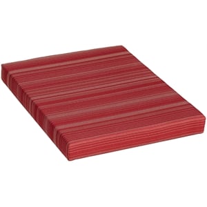Hirsh Fabric Seat Cushion for 20-in Deep Pedestal Heat Wave/Red