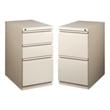 Set of 2 Value Pack Mobile 2 and 3 Drawer Filing Cabinets in Putty