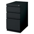Set of 2 Value Pack 2 and 3 Drawer Mobile Filing Cabinet in Black
