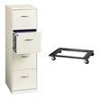 4 Drawer Vertical File Cabinet and Commercial Cabinet Dolly