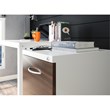 Hirsh 20-in D Mobile Pedestal 2-Drawer Metal File/File Laminate Drawer. White