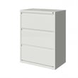 Hirsh 30-in Wide HL10000 Series 3 Drawer Metal Lateral File Cabinet White