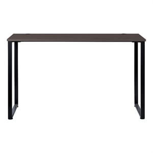 Hirsh 72&quotx24&quot Standing Open Metal Desk Commercial/Home Office Black/Pewter