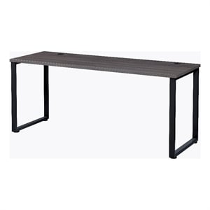 Hirsh 30&quotx60&quot Open Metal Desk for Commercial/Home Office Black/Pewter (Charcoal)