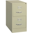 Hirsh 25-in Deep Metal 2 Drawer Letter Width Vertical File Cabinet Putty