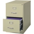 Hirsh 25-in Deep Metal 2 Drawer Legal Width Vertical File Cabinet Putty/Beige