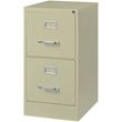 Hirsh 22-in Deep Metal 2 Drawer Letter Width Vertical File Cabinet Putty/Beige