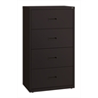 Hirsh 30-in Wide HL1000 Series Metal 4 Drawer Lateral File Cabinet Black