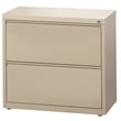 Hirsh 30-in Wide HL10000 Series Metal 2 Drawer Lateral File Cabinet Putty/Beige
