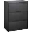 Hirsh 30-in Wide HL10000 Series Metal 3 Drawer Lateral File Cabinet Black