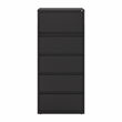 Hirsh 30-in Wide HL10000 Series Metal 5 Drawer Lateral File Cabinet Black