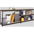 Iron Horse 3800 Riveted Metal Shelving 5-Shelf 18Dx48Wx72H Black