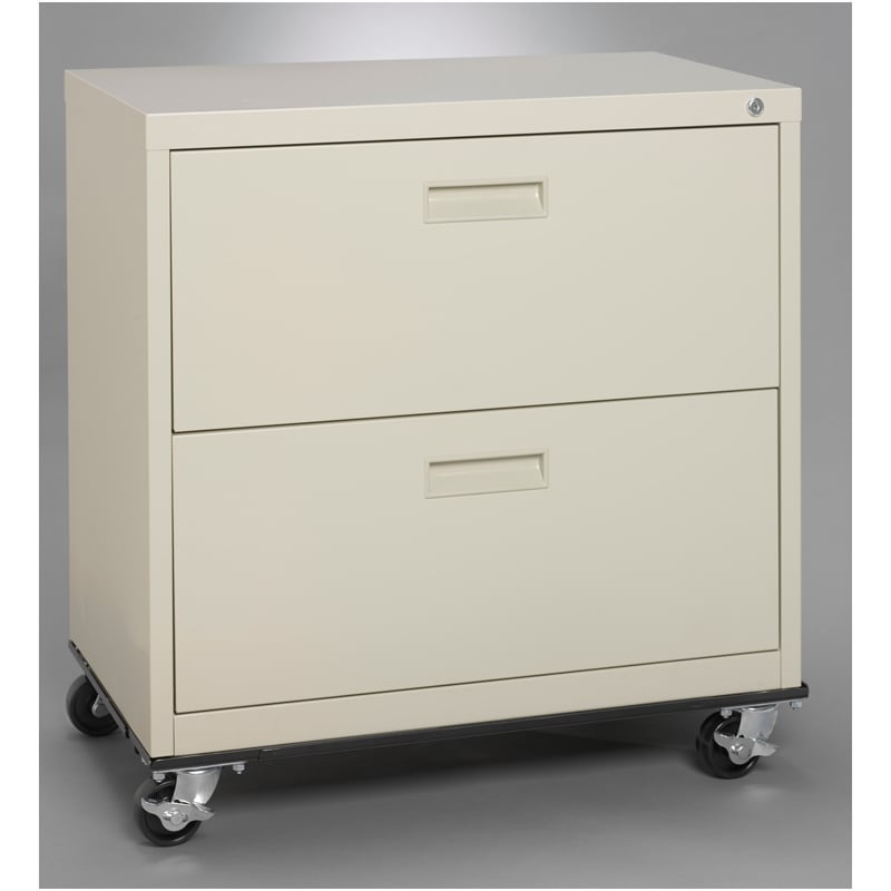 Hirsh Adjustable Metal Cabinet Dolly for Lateral File and Storage Cabinets Black