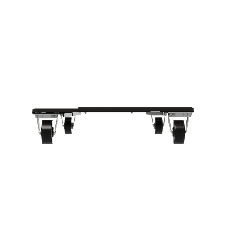 Hirsh Adjustable Metal Cabinet Dolly for Lateral File and Storage Cabinets Black
