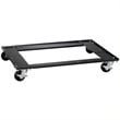 Hirsh Adjustable Metal Cabinet Dolly for Lateral File and Storage Cabinets Black