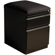 Hirsh 20-in Deep Mobile Pedestal File 2-Drawer Box/File. Black Cushion. Black