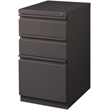 Hirsh 20-inch Deep Metal Mobile Pedestal File 3-Drawer Box/Box/File. Espresso