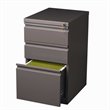 Hirsh 20-inch Deep Metal Mobile Pedestal File 3-Drawer Box/Box/File. Espresso
