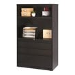 Hirsh 36-in Wide HL8000 Series Box/Box/File Lateral Combo File Cabinet Black