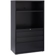 Hirsh 36-in Wide HL8000 Series Box/Box/File Lateral Combo File Cabinet Black