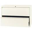 Hirsh 42-in Wide HL10000 Series Metal 2 Drawer Lateral File Cabinet Off White