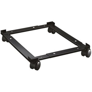 Hirsh Metal File Caddy Adjustable 18.00&quot W X 26.50&quot D Letter/Legal Black