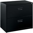Hirsh 30-inch Width Metal 2 Drawer Home Office Lateral File Cabinet Black
