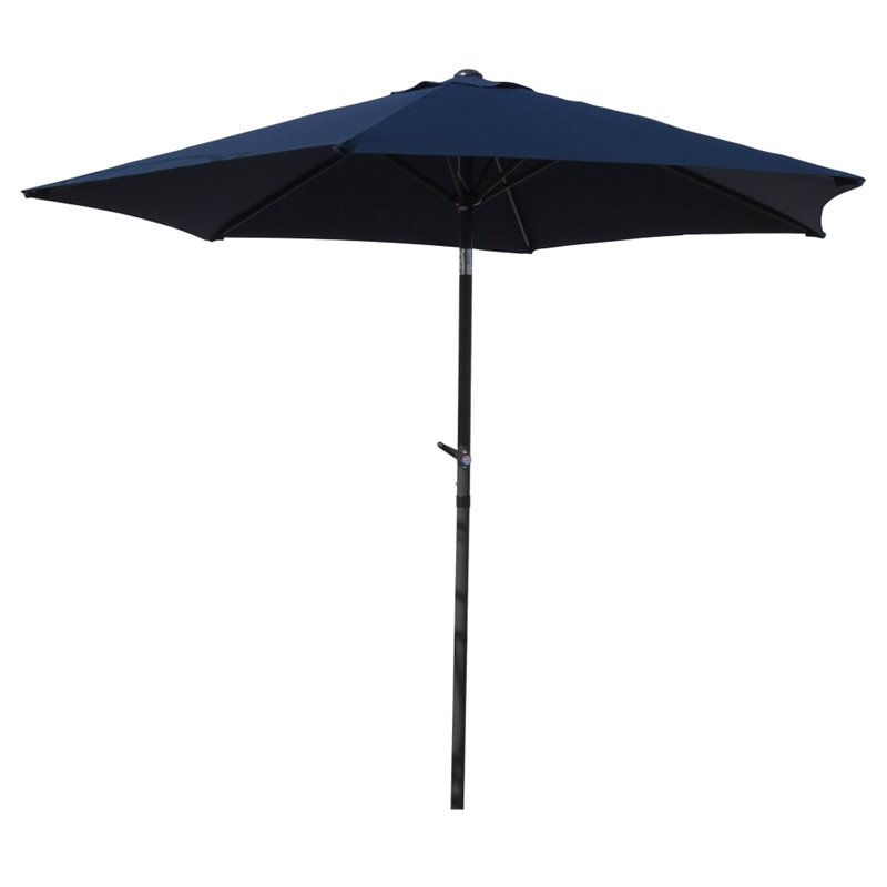 International Caravan 8' Outdoor Patio Umbrella in Navy