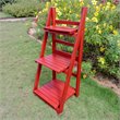 International Caravan Royal Fiji 3 Tier Plant Stand in Barn Red