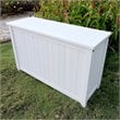 International Caravan Royal Fiji Patio Deck Box in Antique White
