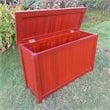 International Caravan Royal Fiji Patio Deck Box in Barn Red