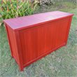 International Caravan Royal Fiji Patio Deck Box in Barn Red