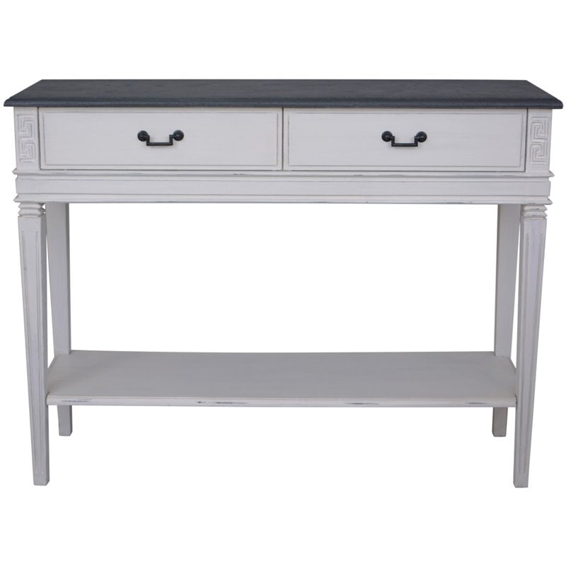 Ashbury Carved 2-Drawer Console Table