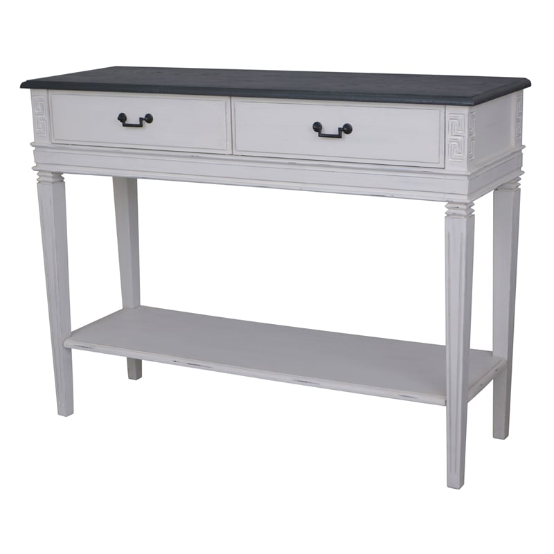 Ashbury Carved 2-Drawer Console Table
