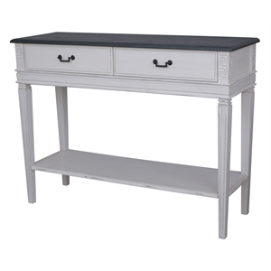 Ashbury Carved 2-Drawer Console Table