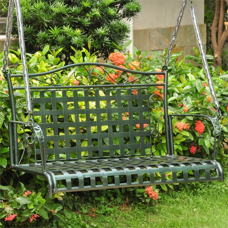 Mandalay Iron Hanging Porch Swing