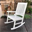 Highland Acacia Wooden Porch Rocker